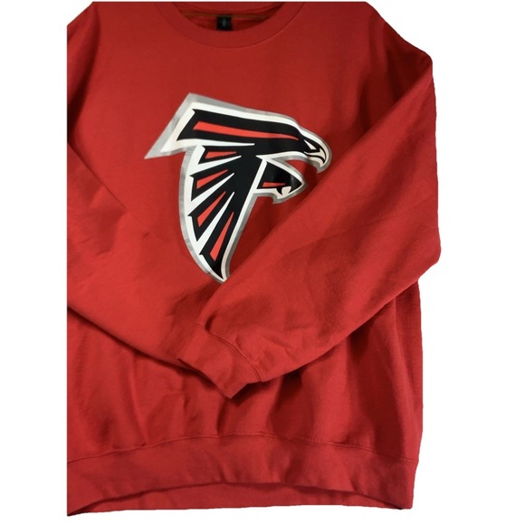Atlanta Flacons Reebok‎ Team Logo Pullover Sweater Red Large - Picture 2 of 6